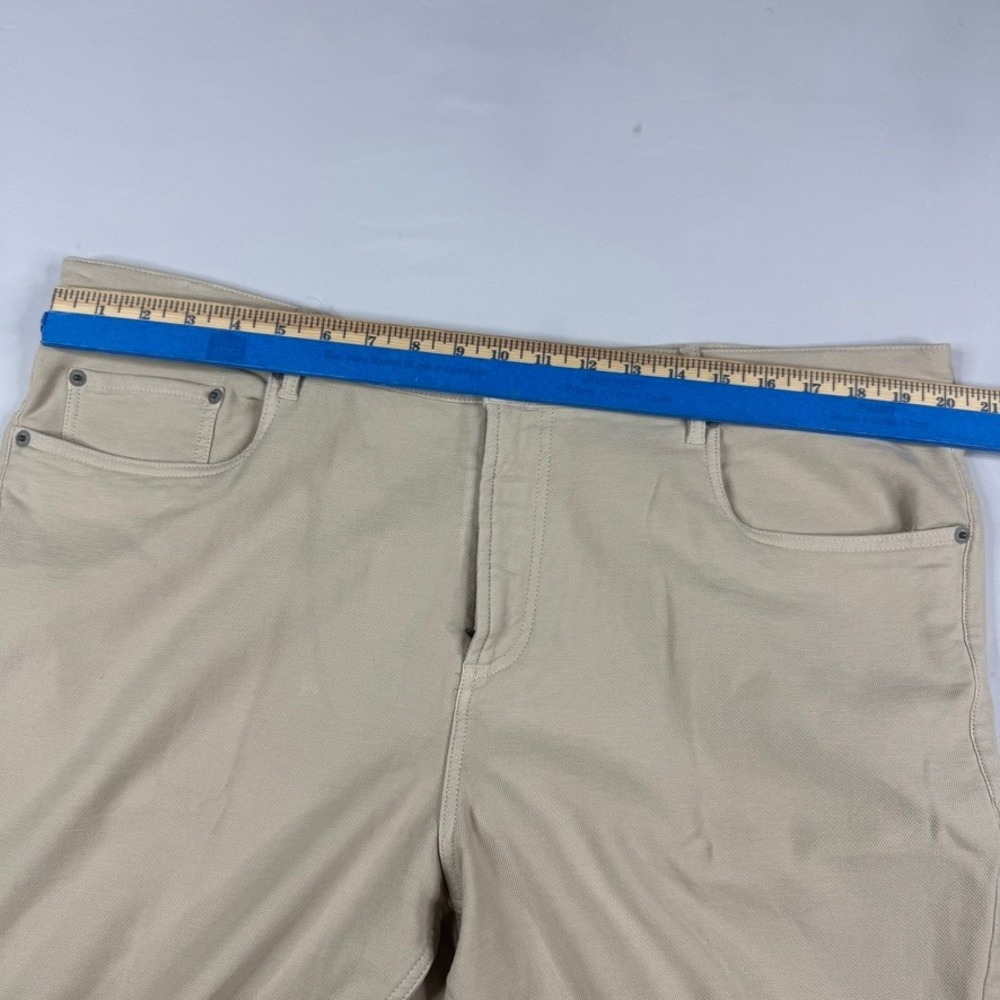 Faherty 5-Pocket Pants Mens 40x31 Khaki Tan Straight Leg Stretch Twill - Picture 8 of 11